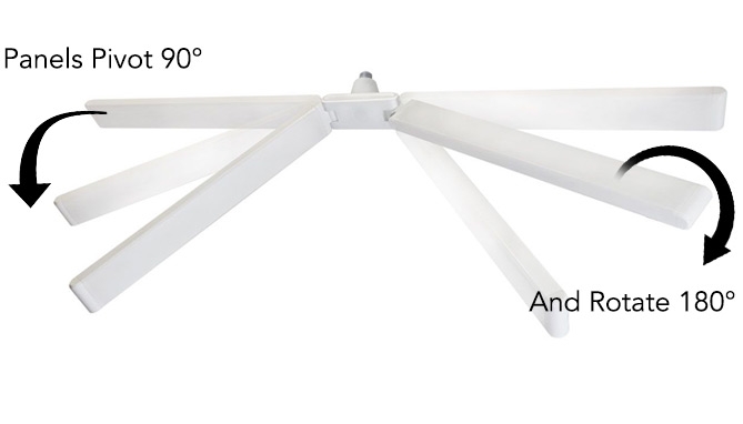 Click to view picture 4 of Slim Flex Ceiling Light - The 45 Year Light