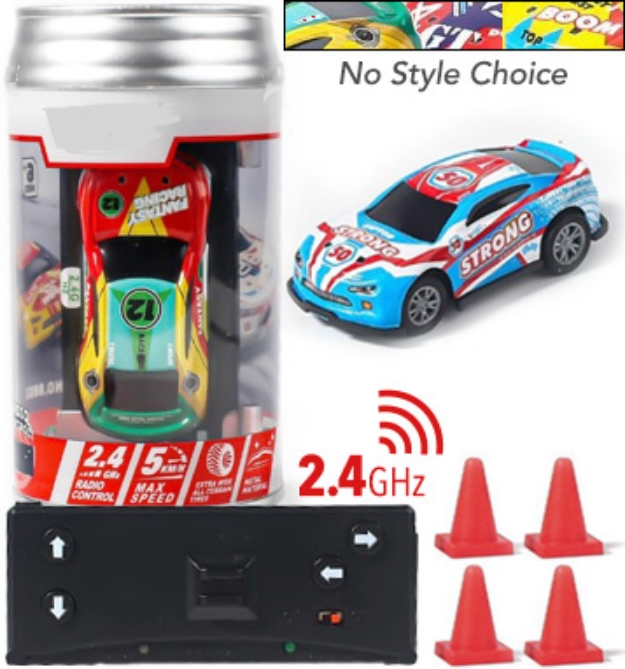 Picture 1 of Mini RC Car in a Can: Upgraded 2.4GHz Frequency