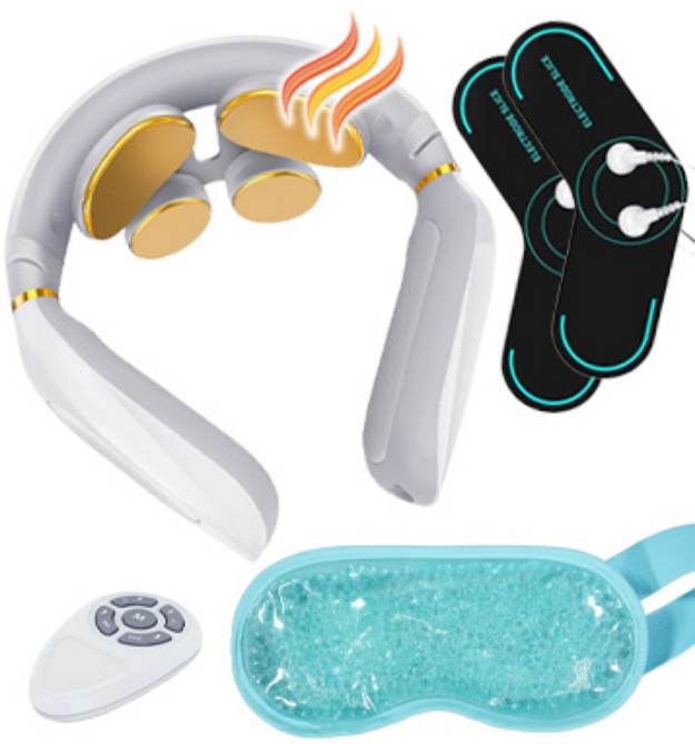 Picture 1 of Smart Neck Massager Kit With Heat And Remote