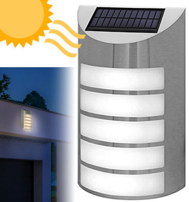 Picture 1 of Designer Sconce Series: Contemporary Solar Grid Light