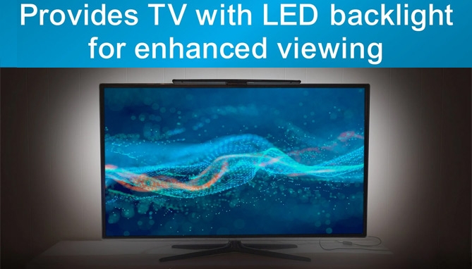 Click to view picture 2 of Enlighten 4K-Ready TV Antenna with Bias LED Lighting by GE