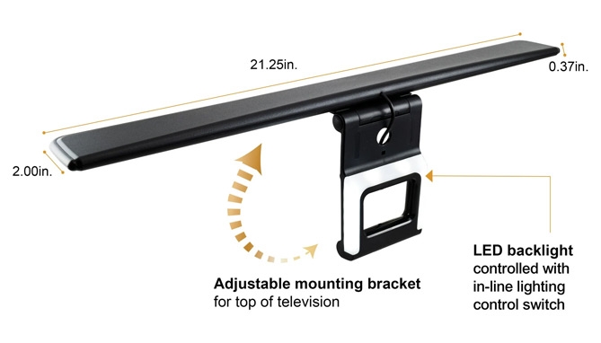 Picture 6 of Enlighten 4K-Ready TV Antenna with Bias LED Lighting by GE