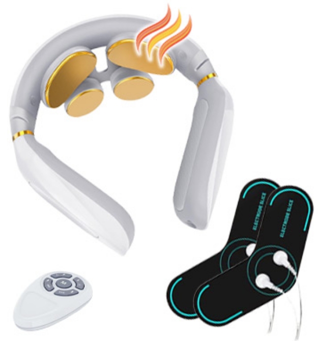 Picture 1 of Smart Neck Massager Kit With Heat And Remote