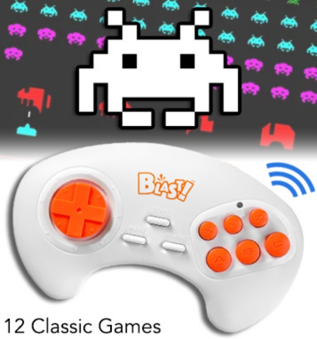 Picture 1 of Space Invaders Fully Licensed Wireless Plug and Play Retro Video Games Consoles by AtGames Blast!