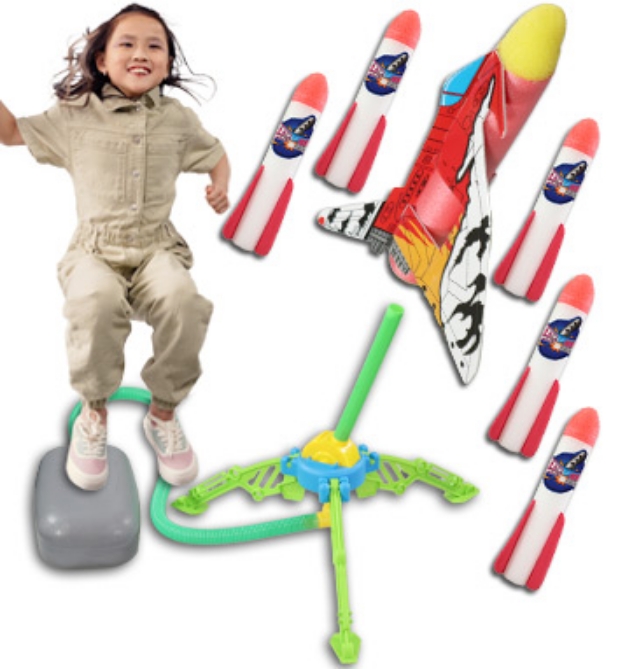 Picture 1 of Stomp Rocket Air Powered Foam Missile Kit  