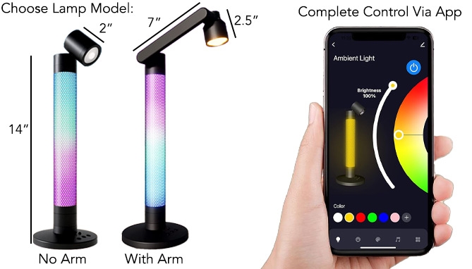 Click to view picture 4 of Smart LED Lamp Compatible With Alexa And Google Assistant