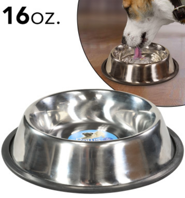 Picture 1 of Paws Stainless Steel Dish