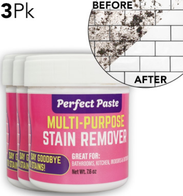 Picture 1 of Pink Magic Cleaning Paste 3pk - Say Goodbye to Stains 